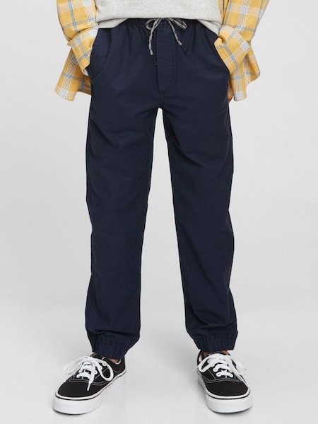 Navy Blue Kids Everyday Joggers with Washwell (4-13yrs) (K60638) | £18