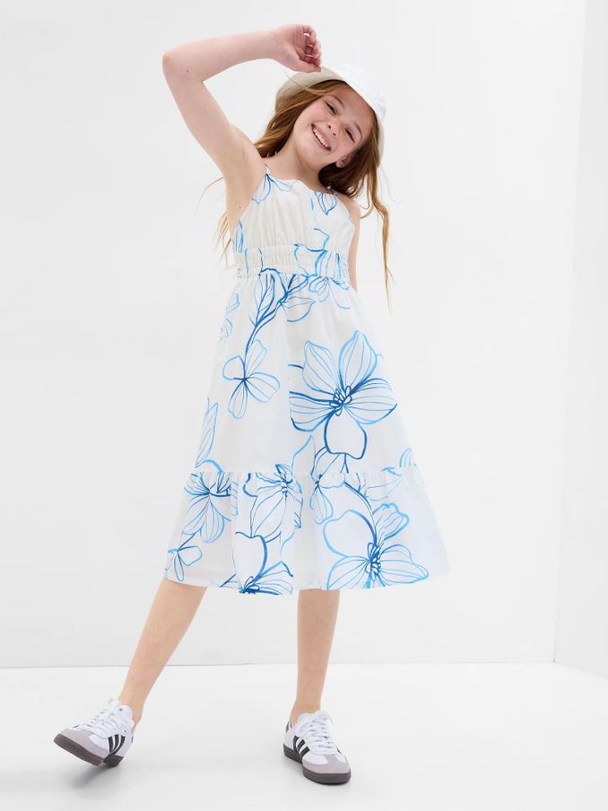 Gap girls white hotsell dress