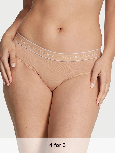 Praline Nude Logo Hipster Knickers (K62374) | £9