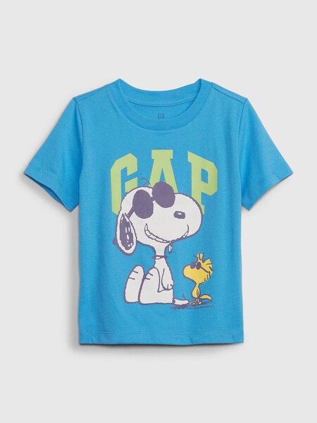 Blue Logo Peanuts Graphic T-Shirt - Toddler (K63769) | £6