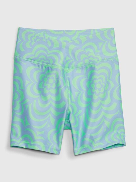 Green Fit Recycled Crossover Bike Shorts - Kids (K63795) | £7