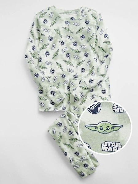 Green Star Wars The Mandalorian Organic Cotton Pyjama Set (K64607) | £25