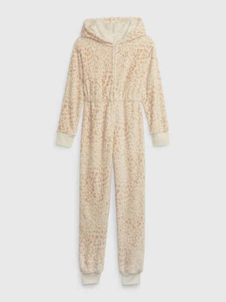 Neutral Leopard Print Pyjama One-Piece (K64632) | £30
