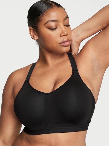 Black Incredible Plunge Sports Bra (K65186) | £45