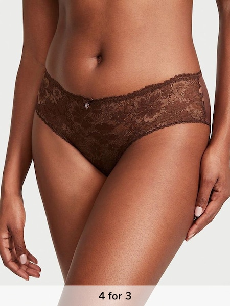 Ganache Nude Lace Hipster Knickers (K65209) | £14