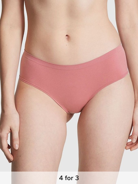 Soft Begonia Pink Seamless Hipster Knickers (K66189) | £9