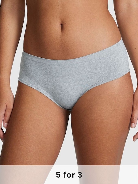 Grey Oasis Marl Seamless Hipster Knickers (K66206) | £9