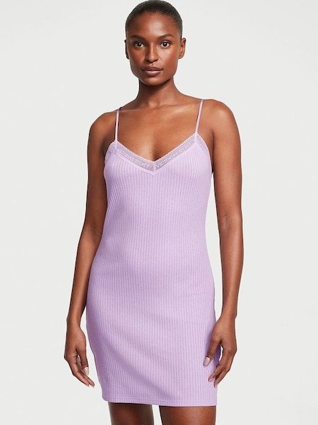Unicorn Purple Lace Slip Dress (K67312) | £35