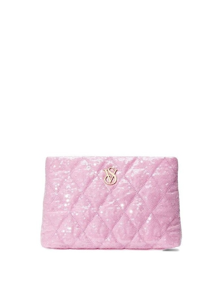 Pink Sequin Cosmetic Pouch (K68279) | £20