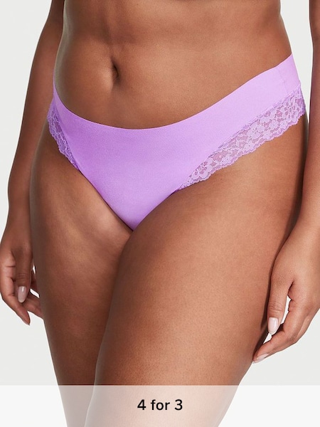 Purple Paradise Posey Lace Thong Knickers (K68495) | £9