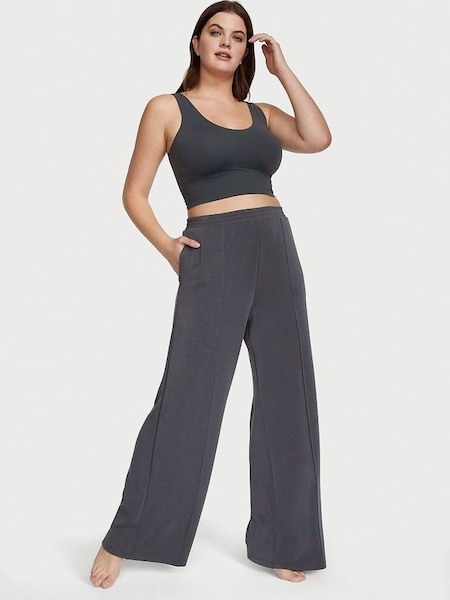 Pure Black Modal Wide Leg Jogger (K68498) | £45