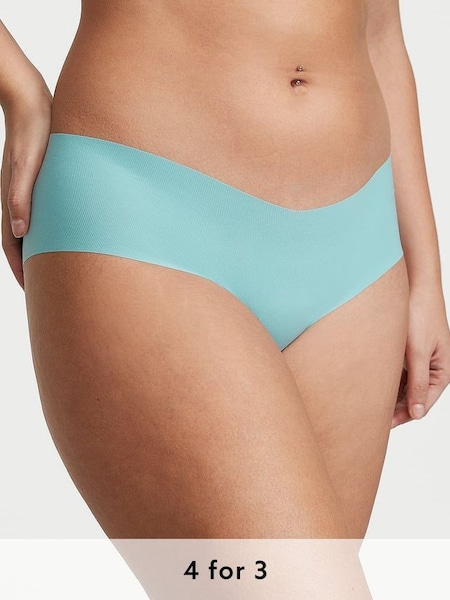 Fountain Blue Blue Ribbed Hipster Knickers (K68509) | £9