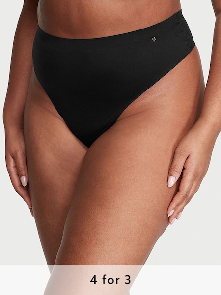 Black Smooth Thong Knickers (K68547) | £14