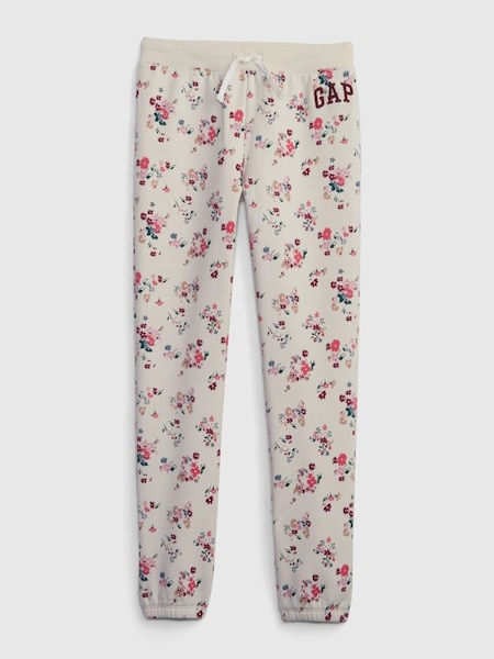 Cream floral Logo Pull On Joggers (K69925) | £18