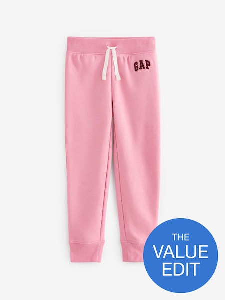 Pink Logo Pull On Joggers (K70475) | £15