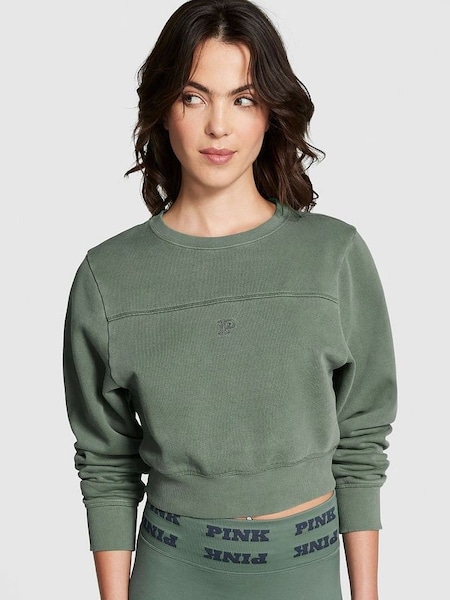 Fresh Forest Green Fleece Crewneck Sweatshirt (K70653) | £39