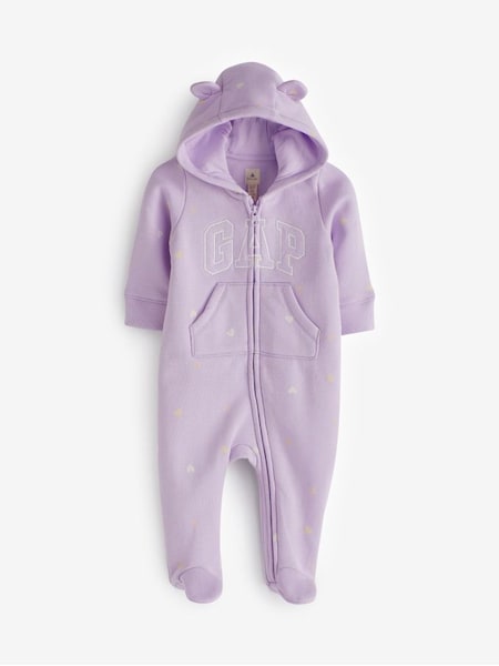 Purple Logo Sleepsuit - Baby (Newborn - 12mths) (K70854) | £25