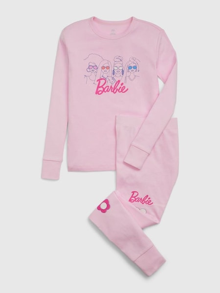 Pink Organic Cotton Barbie Pyjama Set (6-13yrs) (K71063) | £17