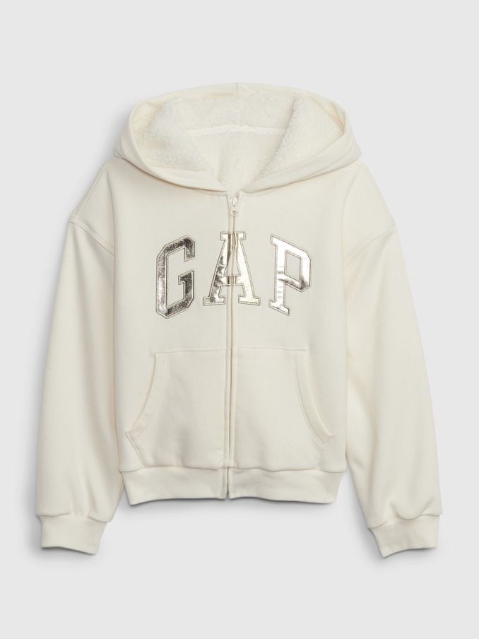 Gap fleece lined hoodie deals