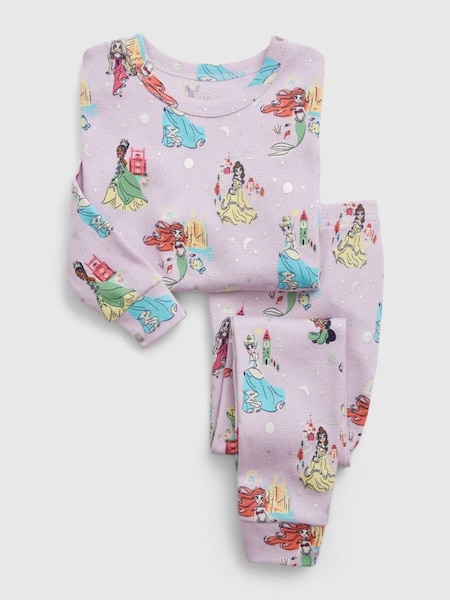 Purple Disney Organic Cotton Princess Pyjama Set (12mths-5yrs) (K71287) | £20