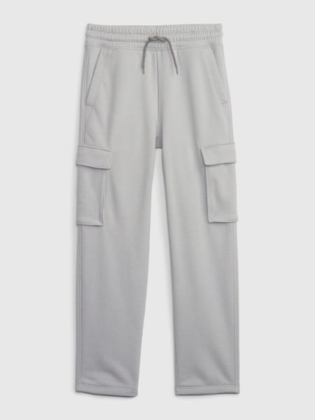 Grey Cargo Fleece Trousers (4-13yrs) (K71343) | £25