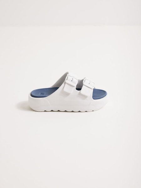 White Virginia Double Strap Sandals (K71784) | £30