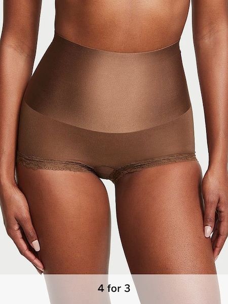 Mousse Nude Lace Trim Short Shaping Knickers (K71833) | £20