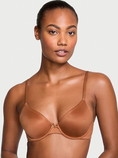 Caramel Brown Unlined Demi Invisible Lift Bra (K71856) | £35