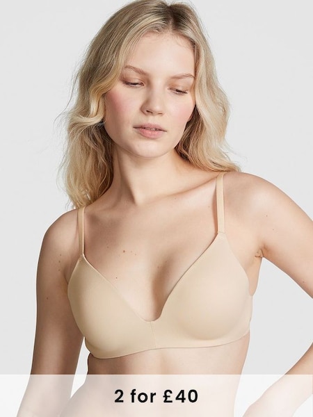 Marzipan Nude Non Wired Push Up Bra (K71867) | £29