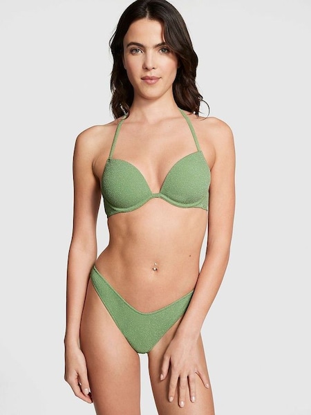 Wild Grass Green Brazilian Bikini Bottom (K71926) | £30