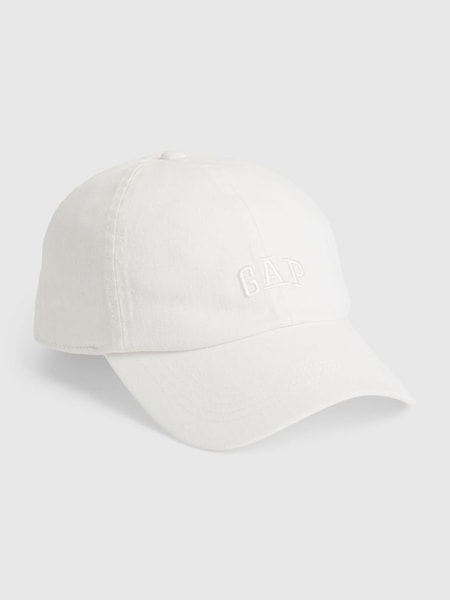 White Logo Baseball Hat (K73389) | £15