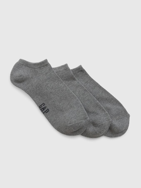 Grey Basic Ankle Socks (3-Pack) (K73448) | £10