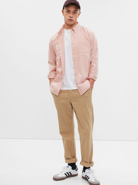 Pink Regular Fit Oxford Shirt (K73459) | £35