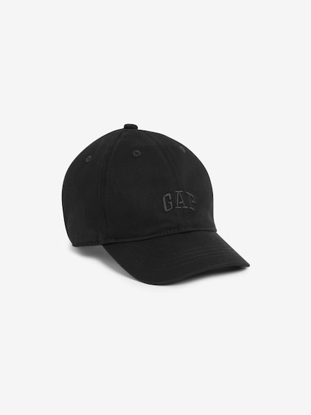 Black Logo Arch Baseball Hat (K73676) | £10