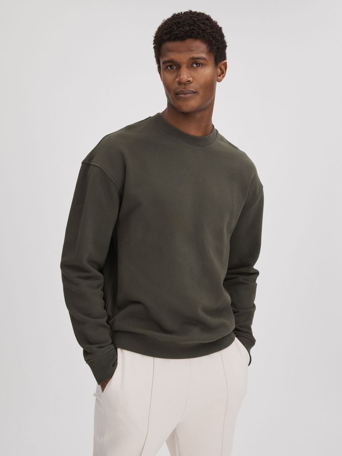Reiss etta 2025 zip neck sweatshirt