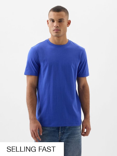 Blue Everday Soft Short Sleeve Crew Neck T-Shirt (K75259) | £10
