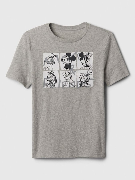 Grey Disney Mickey Mouse and Friends Graphic Short Sleeve Crew Neck T-Shirt (4-13yrs) (K75406) | £14