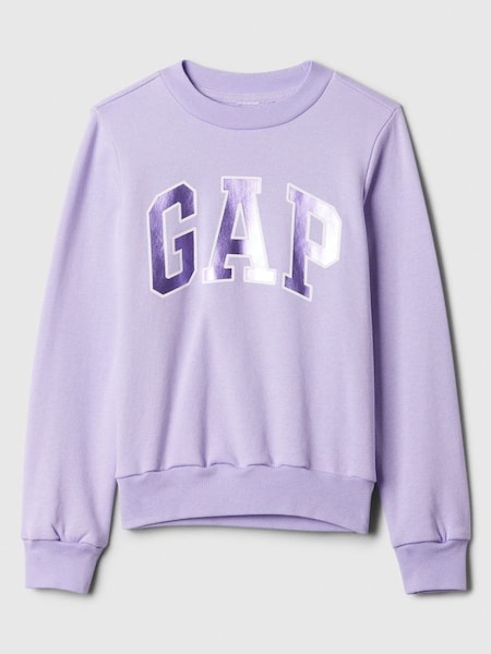 Purple Logo Sweatshirt (4-13yrs) (K75442) | £18