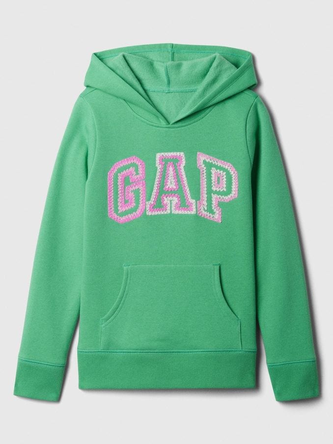 Lime green gap hoodie on sale