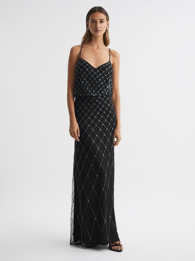 Buy Women s Embellished Dresses Online Reiss UK