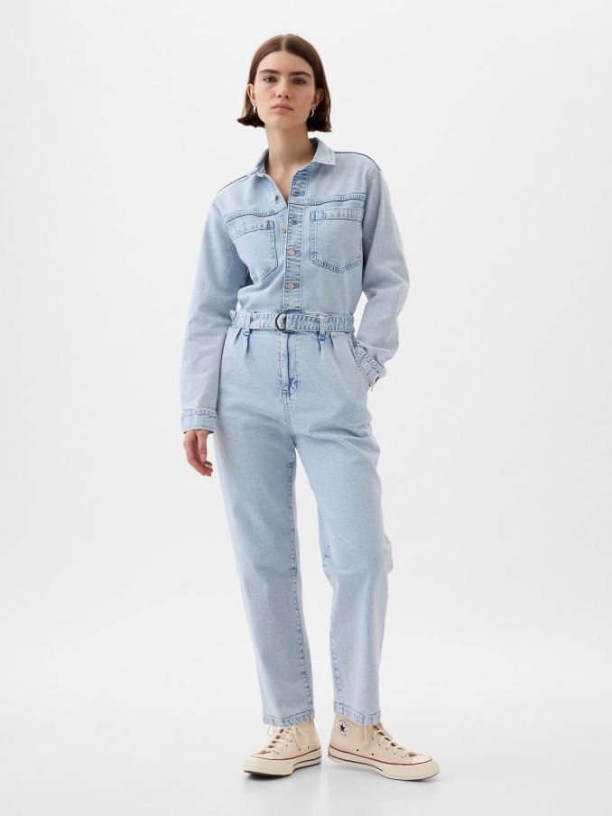 Gap denim romper discount