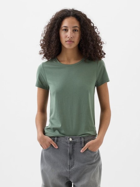Green Favourite Crew Neck Short Sleeve T-Shirt (K78169) | £10