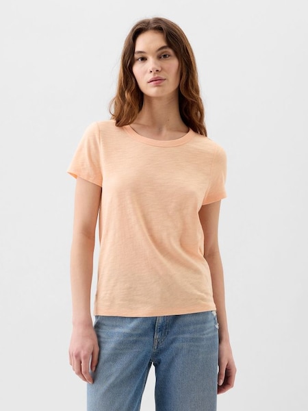 Orange ForeverSoft Short Sleeve Crew Neck T-Shirt (K78231) | £14