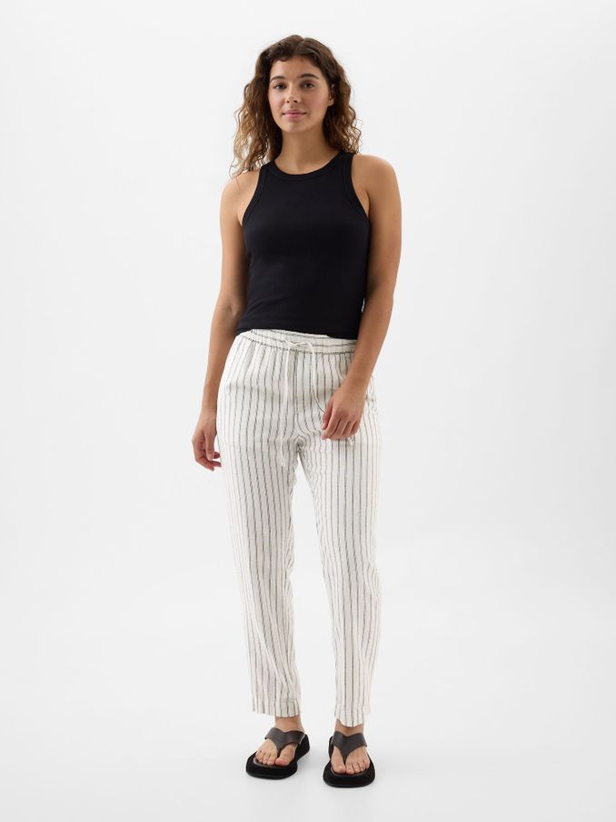 Gap pull on crop hot sale trousers