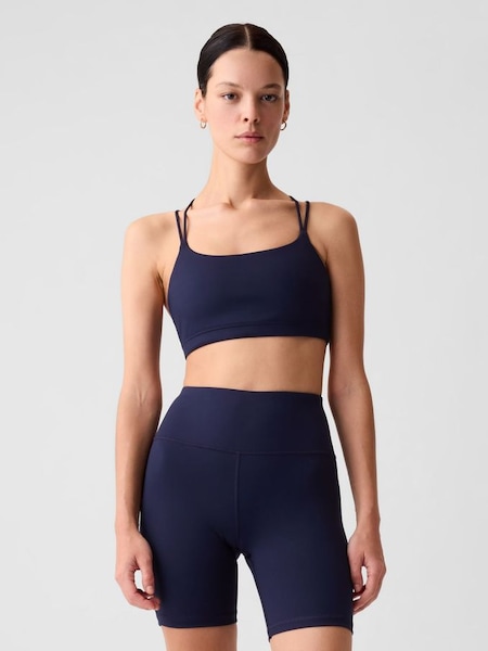 Blue Power Medium Impact Racerback Sports Bra (K78256) | £25