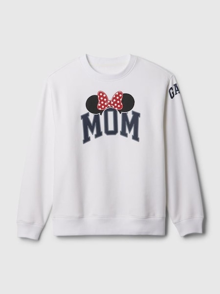 White Relaxed Disney Mom Graphic Logo Sweatshirt (K78299) | £30