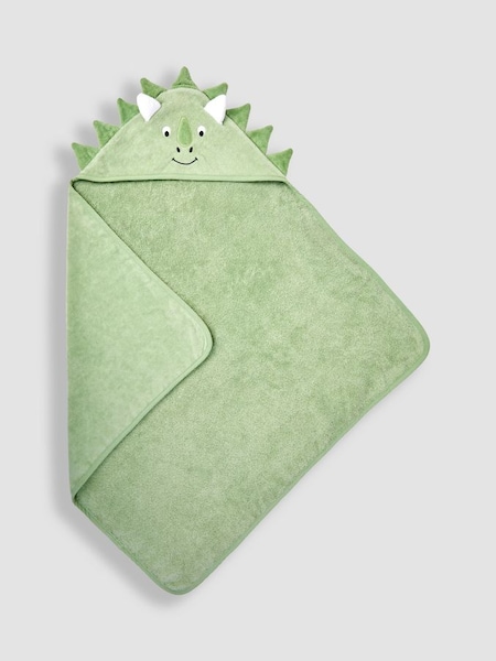 Green Dino Character Hooded Towel (K79454) | £19.50