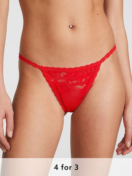 Red Pepper G String Lace Knickers (K79778) | £9