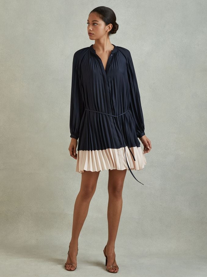 Reiss pleated dress top