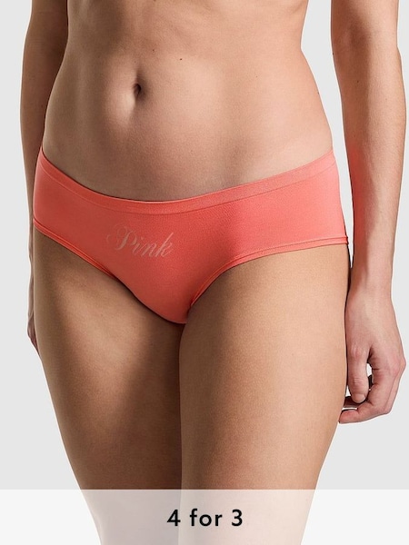 Crazy For Coral Pink Hipster Seamless Knickers (K86352) | £9